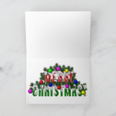 ラットの棒のスタジオのクリスマスカード3 シーズンカード (内部)