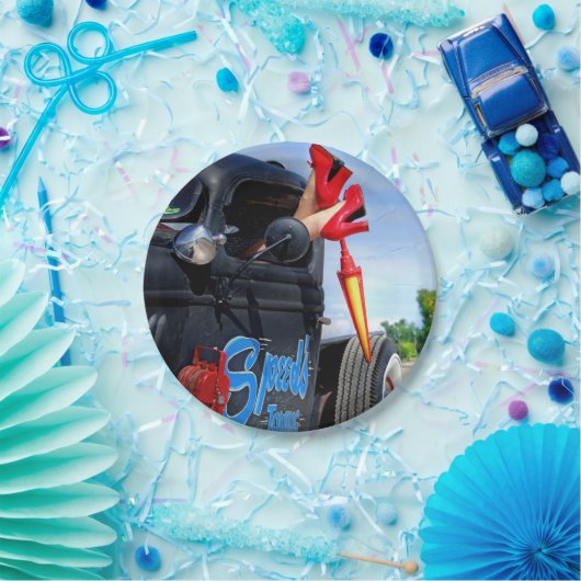 ラットの棒のトラックのロカビリーのベティのピンナップを引く速度 ペーパープレート (パーティー)