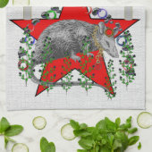 ラットの神 キッチンタオル (折り畳み)