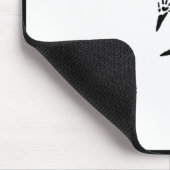 ラットの足のプリント-マウスパッド マウスパッド (コーナー)