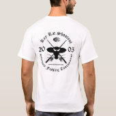 ラットの銃撃戦の魚釣りのトーナメント2005年 Tシャツ (裏面)