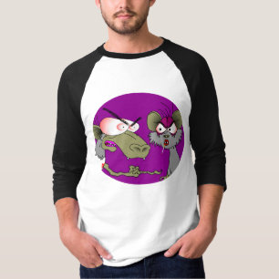 ラットのRaglanのワイシャツ Tシャツ