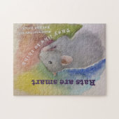 ラットは頭が切れるなジグソーパズルです ジグソーパズル (横)