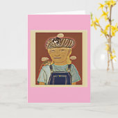 ラットを使用したセルフポートレート🐀 カード (黄色い花)