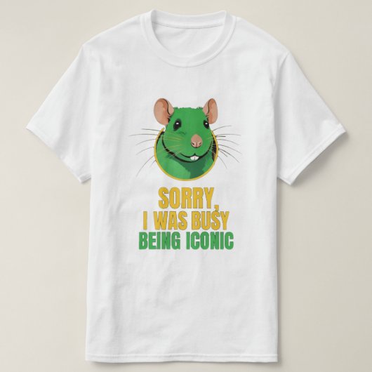 ラットアイコン Tシャツ (デザイン正面)