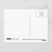 ラットアイススケートで滑るブルースケートハガキ ポストカード (裏面)