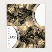 ラットイ中国のンイヤー〔占星術の〕十二宮図誕生日BCを折った 名刺 (外部フラット)