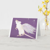 ラットエンジェルグリーティングカード！ カード (黄色い花)