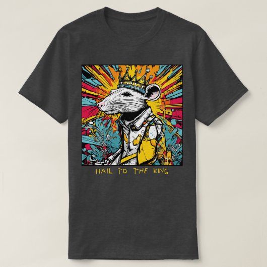 ラットキング通りアート Tシャツ (デザイン正面)
