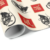 ラットギフト中国の包装紙の年 ラッピングペーパー (ロールコーナー)