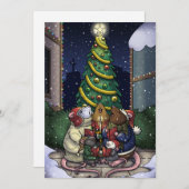 ラットクリスマスカード シーズンカード (正面/裏面)