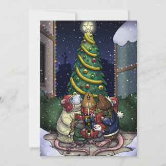 ラットクリスマスカード シーズンカード
