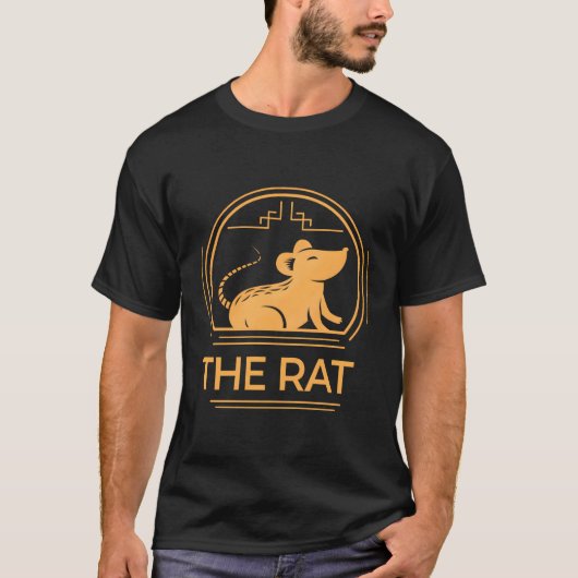 ラットシャツの年中国のの新年Rat 2020 Fe Tシャツ (正面)