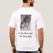ラットシンドロームか。 Tシャツ (裏面)