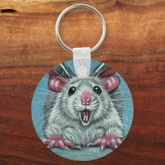 ラットスケー落ちたターキーチェーン キーホルダー (正面)