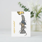 ラットタワー – カスタマイズ可能 ポストカード (スタンド正面)