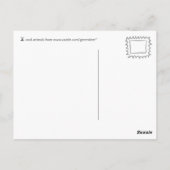 ラットタワー – カスタマイズ可能 ポストカード (裏面)