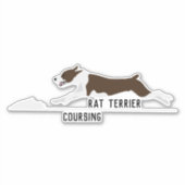 ラットテリアのルアーコーシングステッカー シール (正面)