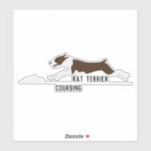 ラットテリアのルアーコーシングステッカー シール (シート)