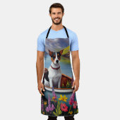 ラットテリアをパドルに:風光明媚な冒険 エプロン (着用した状態)