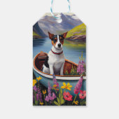 ラットテリアをパドルに：風光明媚な冒険 ギフトタグ (裏面)