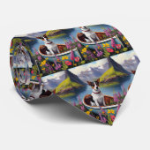 ラットテリアをパドルに：風光明媚な冒険 ネクタイ (ロール)