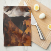 ラットテリアイン紅葉秋インスパイア キッチンタオル (四つ折り)