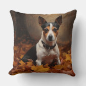 ラットテリアイン紅葉秋インスパイア クッション (正面)