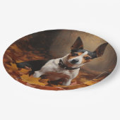 ラットテリアイン紅葉秋インスパイア ペーパープレート (アングル)