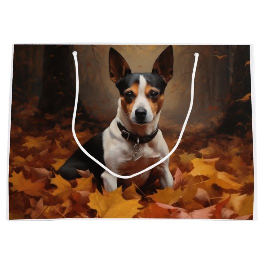 ラットテリアイン紅葉秋インスパイア ラージペーパーバッグ (正面)