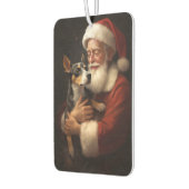 ラットテリアウィズサンタクロースフェスティバルクリスマス カーエアーフレッシュナー (左)