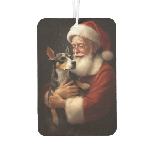 ラットテリアウィズサンタクロースフェスティバルクリスマス カーエアーフレッシュナー (裏面)