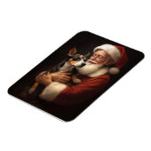 ラットテリアウィズサンタクロースフェスティバルクリスマス マグネット (左側)