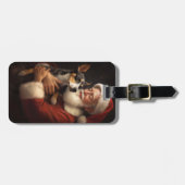 ラットテリアウィズサンタクロースフェスティバルクリスマス ラゲッジタグ (正面横)