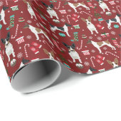 ラットテリアクリスマスギフトラッピング紙 ラッピングペーパー (ロールコーナー)