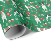 ラットテリアクリスマスドッグズホリデー ラッピングペーパー (ロールコーナー)