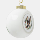 ラットテリアクリスマスリースフェスティバルカップ セラミックボールオーナメント (左)