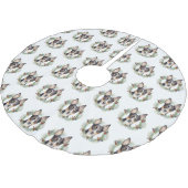 ラットテリアクリスマスリースフェスティバルカップ ブラッシュドポリエステルツリースカート (アングル)