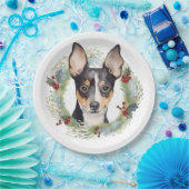 ラットテリアクリスマスリースフェスティバルカップ ペーパープレート (パーティー)