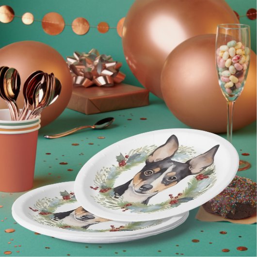 ラットテリアクリスマスリースフェスティバルカップ ペーパープレート (複数)