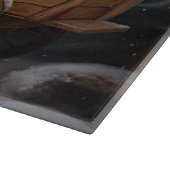 ラットテリアスノイそりクリスマスデコール カッティングボード (角)