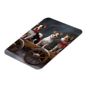 ラットテリアスノイそりクリスマスデコール マグネット (左側)