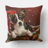 ラットテリアドッグクリスマスフェスティバル クッション (裏面)