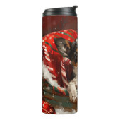 ラットテリアドッグクリスマスフェスティバル タンブラー (回転左)