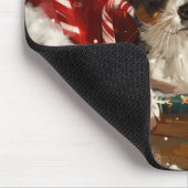 ラットテリアドッグクリスマスフェスティバル マウスパッド (コーナー)