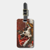 ラットテリアドッグクリスマスフェスティバル ラゲッジタグ (正面縦)