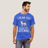 ラットテリアドッグパピズオーナー恋人 Tシャツ (正面フル)