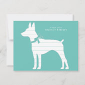 ラットテリアドッグパピー サンキューカード (正面)