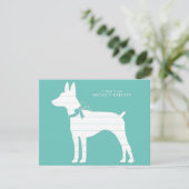 ラットテリアドッグパピー サンキューカード (スタンド正面)