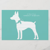 ラットテリアドッグパピー 便箋 (正面)